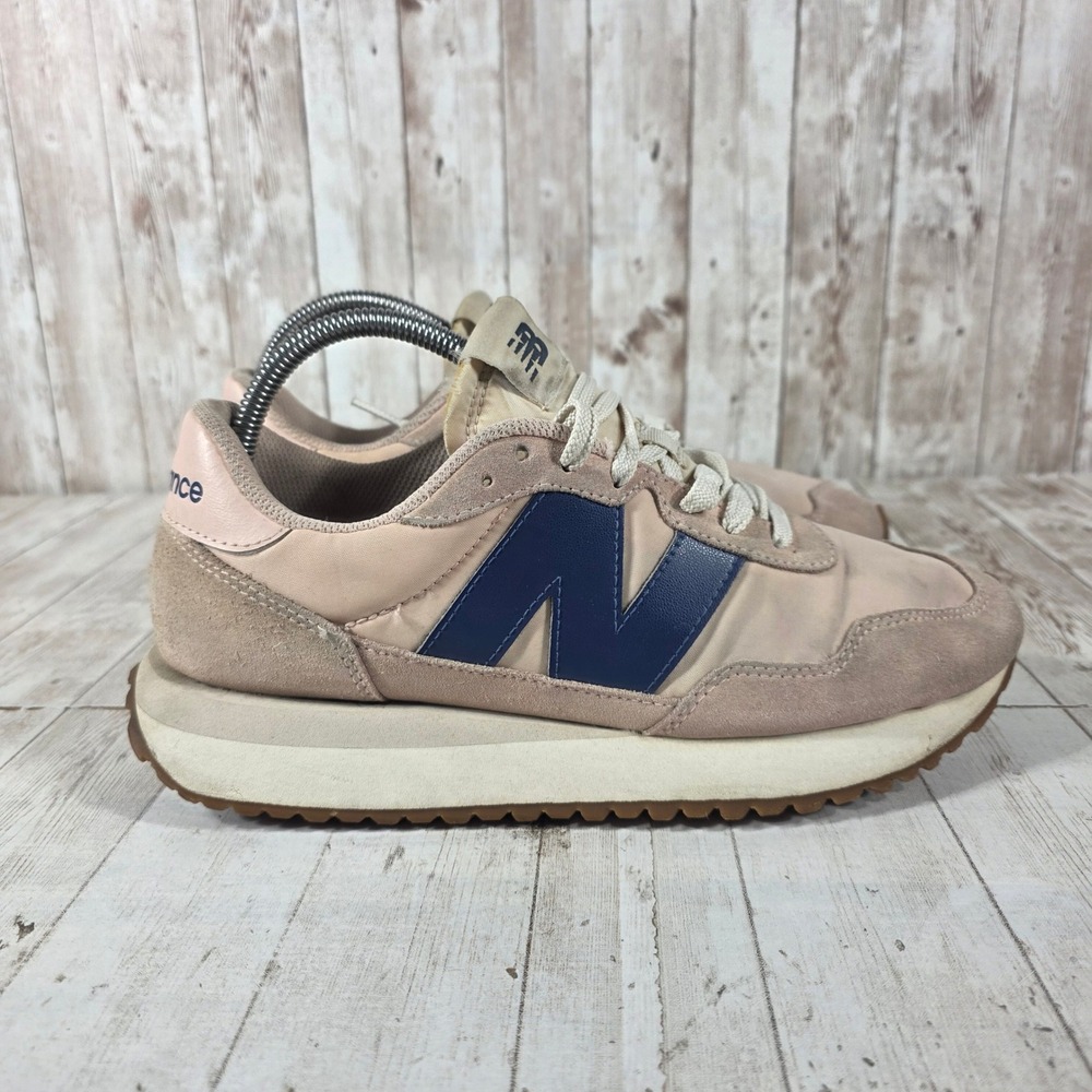 New Balance 237 Womens Sneakers Pink Navy Blue WS237BP Size 9.5